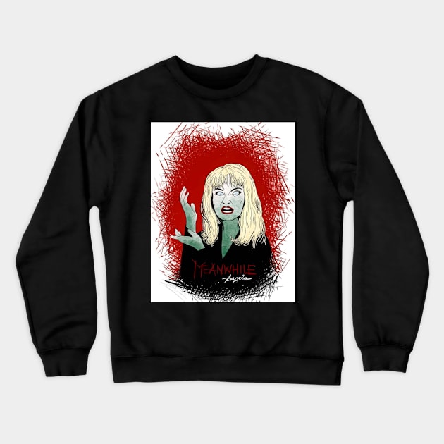 Meanwhile Laura Palmer Crewneck Sweatshirt by geloferr